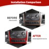 RT-TCZ for RAM Red Center Dash AC Switch Panel Trim