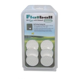 IZZO Golf Flatball Swing Golf Training Aid, White