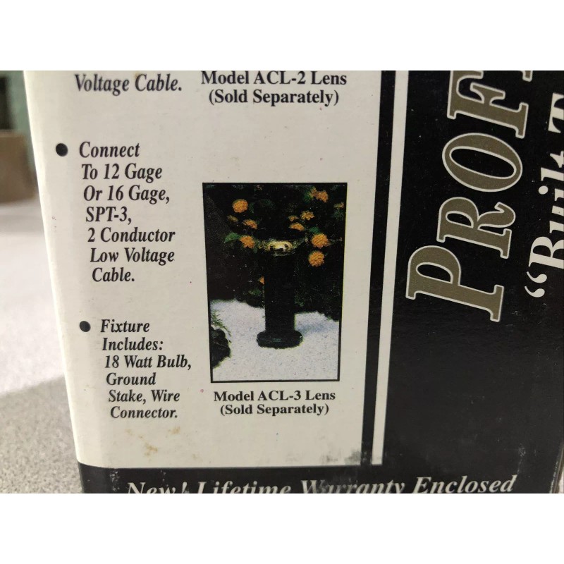 Twilight Low Voltage Green Aluminum Pathlight (ABCG-1) Acrylic Top (ACL-3)