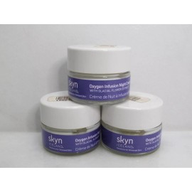 SKYN ICELAND OXYGEN INFUSION NIGHT CREAM 0.49 OZ - LOT OF 3