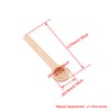 Yibuy 50pcs Mini Wooden Spoon for Sugar Salt Spices Chicken