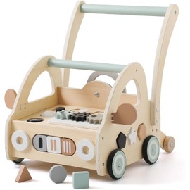 Wooden Baby Walker, Baby Push Walker, Montessori Wooden Walkers for Babies, Baby Walkers for Boys and Girl