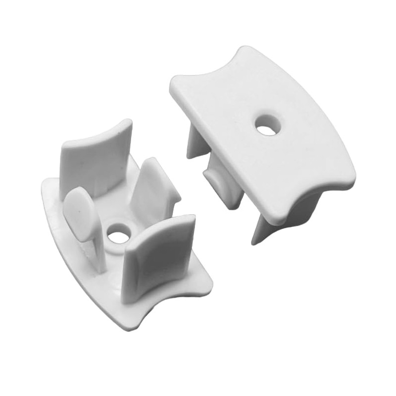 2 pcs Champion Bottom Rail End Cap for Cordless 1"