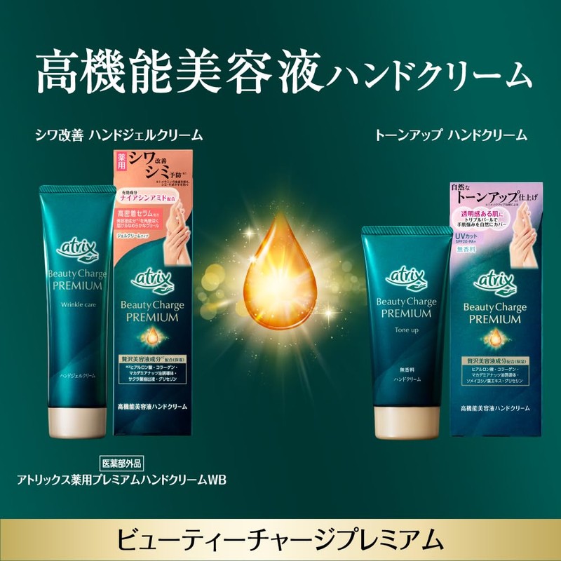 Atrix Beauty Charge Premium Tone Up Hand Cream, Cherry Scent,