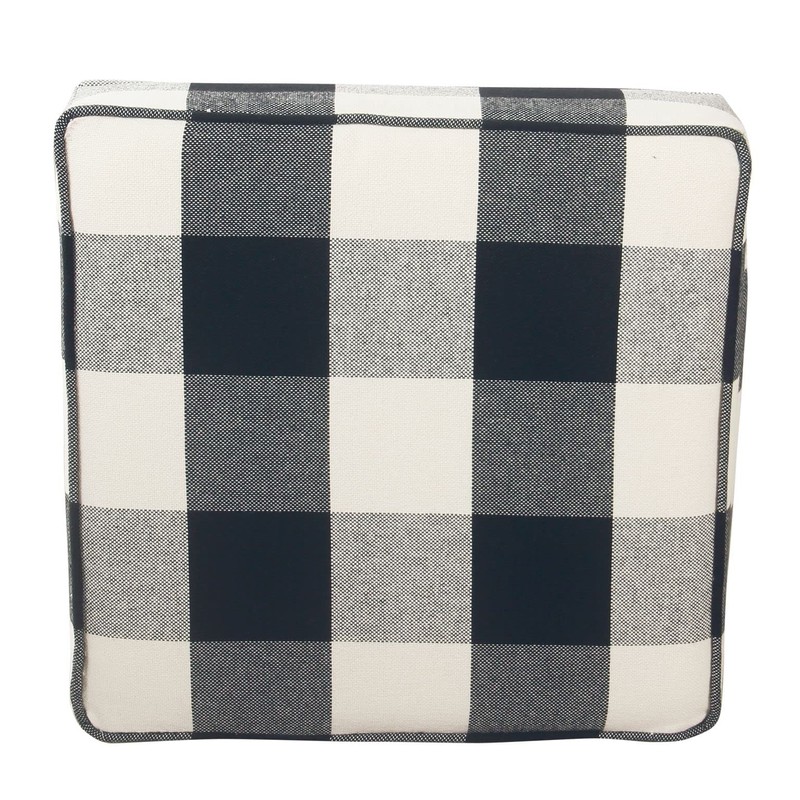 HomePop Home Decor | K7342-F2262| Classic Square Storage Ottoman with