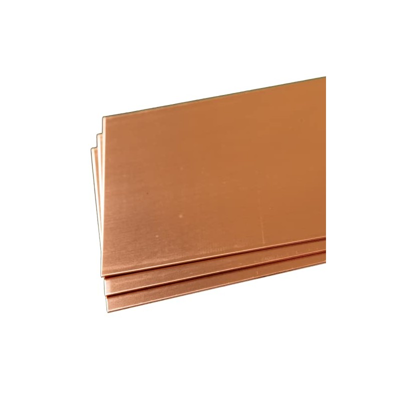 K&S 259 Copper Sheet: 0.025" Thick x 4" Width x