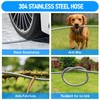 SPECILITE Stainless Steel Garden Hose Reel with 3/8" 100FT Hose