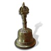 Hand Bell 6.75-inch Embossed Engraved for Dinner School Reception