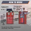 muge racing 400ml Oil Catch Can Kit Universal for Cars/Trucks,