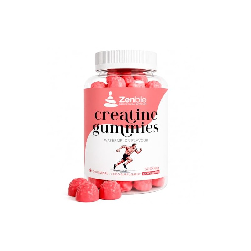 Creatine Gummies 5000mg | Creatine Monohydrate Gummies | 120 Sugar
