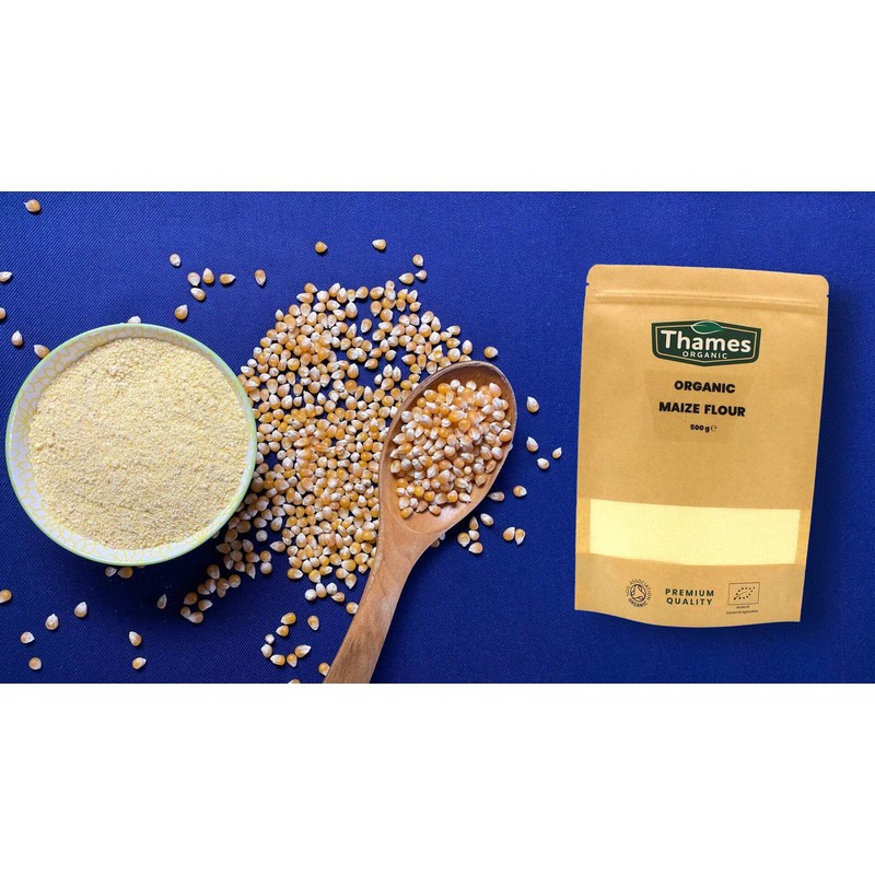 Organic Maize Flour 500g - 100% Pure & Natural Flour
