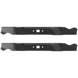 SCITOO 2pcs 21 Inches Deck Mower Blades for MTD/for Cub Cadet/for Troy-Bilt Replaces 742-04100 742-0741 742-0741A 942-0741 942-0741A