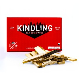 10lbs Kindling Wood - Fire Starters for Campfires - 100% Natural Firestarter for Firewood - 100+ Camping Fire Starter Sticks
