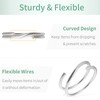 Uniclife 100 Pack 15mm Mini Split Jump Ring with Double
