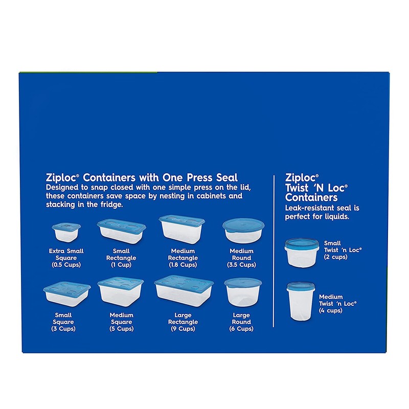 CONTAINER SML SQUARE 4CT