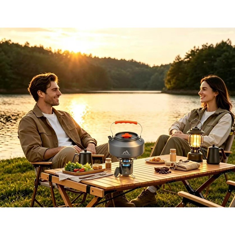 THTYBROS Alcohol Stove Set with Foldable Stand Camping Stove