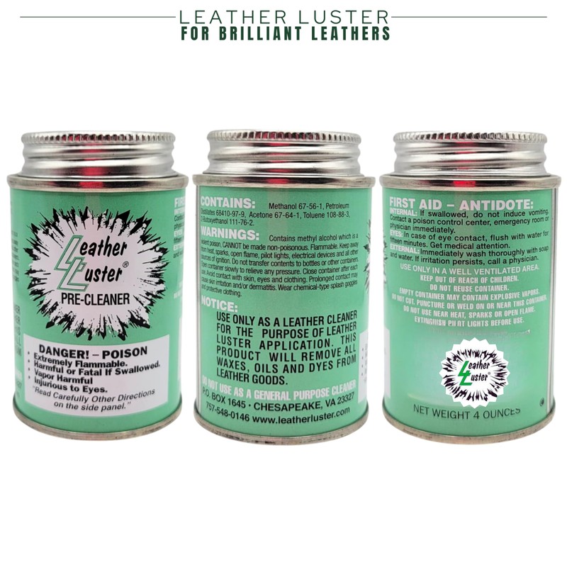 Skin Revolution Leather Luster Patent Leather Polish, Cleaner & Conditioner