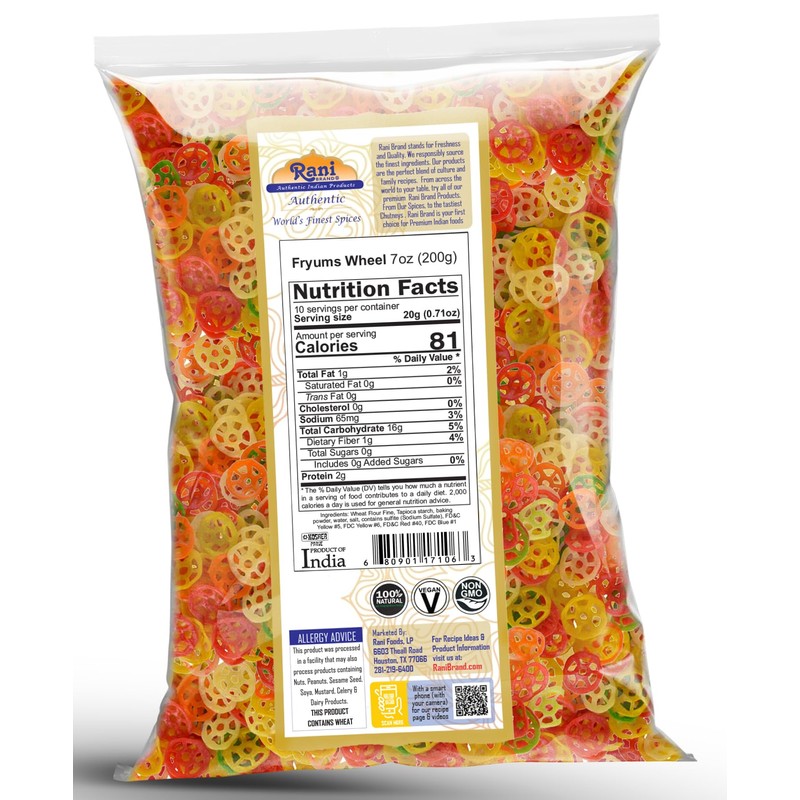 Rani Far Far / Fryums (Wheat & Tapioca Pellet) Wheel