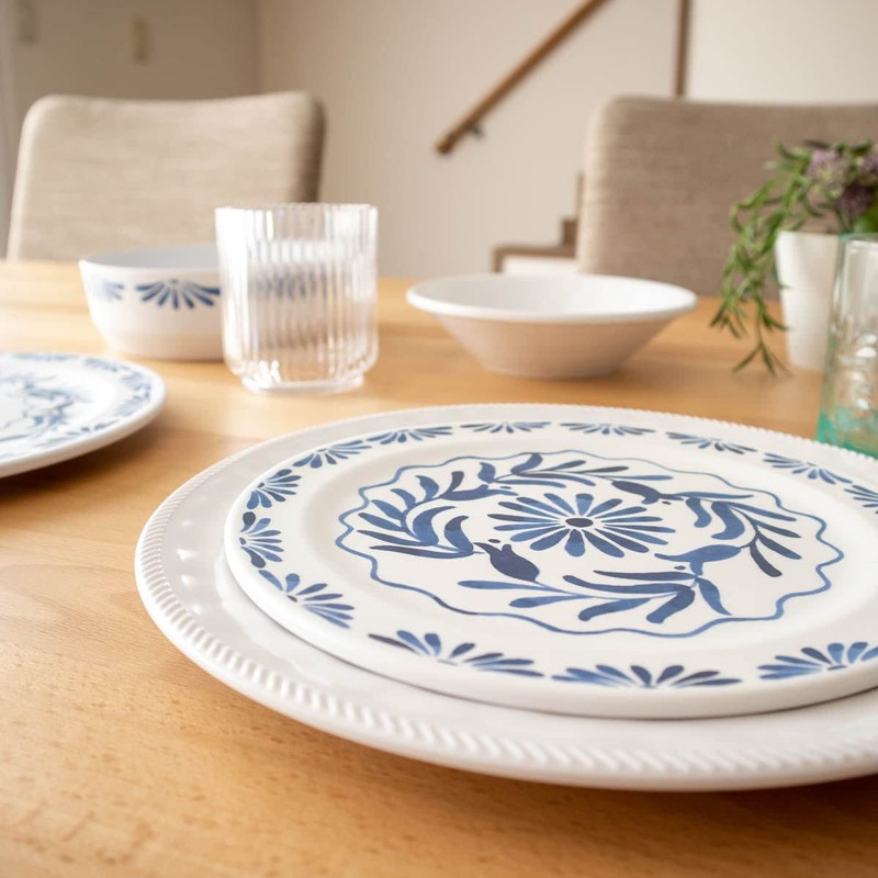 Tarhong DN23987375 Azure Salad Plate, 8.3 inches (21 cm), Dish,