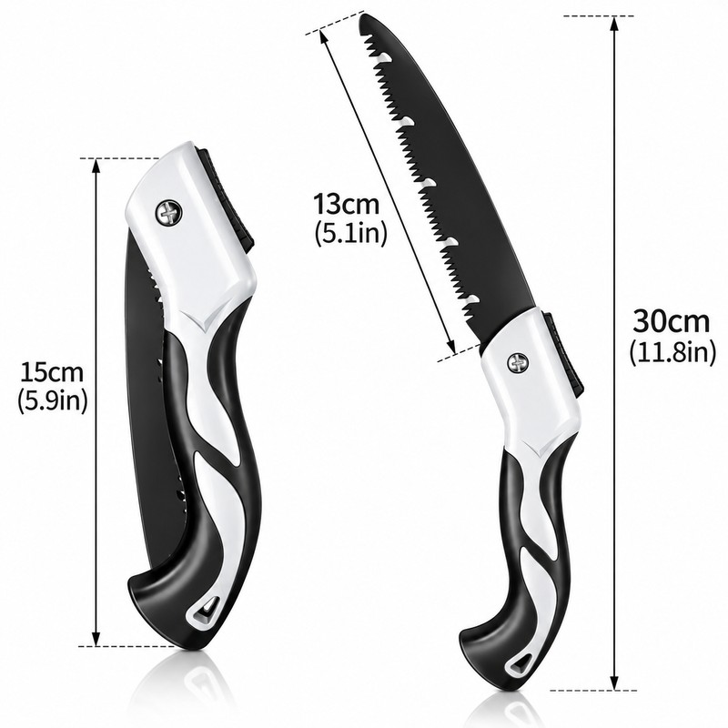 Folding Hand Saw for Tree Pruning and Wood Cutting –