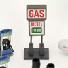 WizKids 4D Setting: Gas Station | Pre-Painted RPG Miniatures Scenery