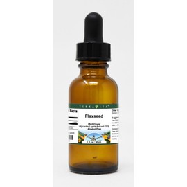 Flaxseed Glycerite Liquid Extract (1:5) - Mint Flavored (1 oz, ZIN: 523345)