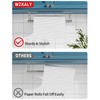 WZKALY Paper Towel Holder Under Cabinet, Self Adhesive or Wall