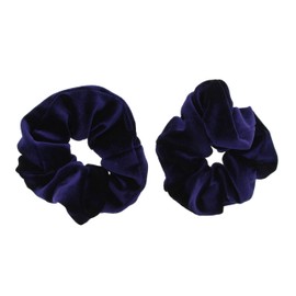 Zac's Alter Ego Pair of Luxurious Velvet Hair Scrunchies - Variety of Colours