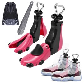 WANNUOQI Shoe Stretcher For Women Men,Boot Stretcher Women Men,Shoe Expander Widener Stretch Length Width Red(2pcs For Wm's 6-11,men's 5-9.5)