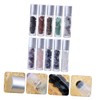 Mikinona Elegant Natural Semi-precious Stones Essential Oil Rollerball Bottles 10ml