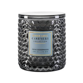 Hidden Label Fir & Cedarwood Scented Candle, Natural Soy Candle,100% Cotton Lead-Free Wick,Candles for Home Scented,10 oz 65 Hours Burn time,Gift Candle for Women & Men