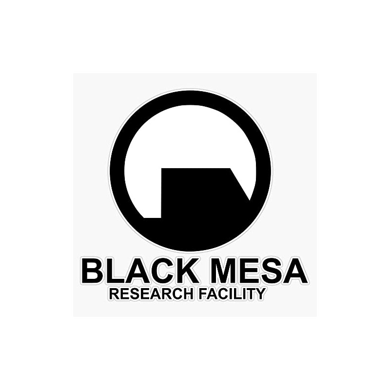 Black Mesa Research Facility Bumper Sticker Window Vinyl Decal 5"