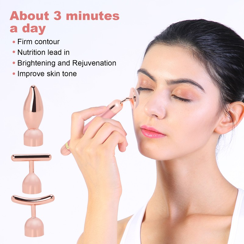 4 in 1 MultiFunctional Facial Massager Vibration Face Lifting Tightening