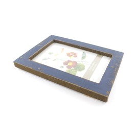 Zhenzan Frames 4x6 Inches Simple Rectangular Desktop Family Picture Photo Frame (Dark Blue)