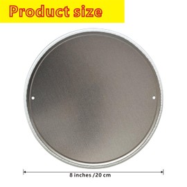 MiniTPoLin Chicken Breakfast Superpower Metal Sign 8x8in Round Humorous Plaque for Kitchen Bathroom Wall Decor Funny Farmhouse Gag Gift