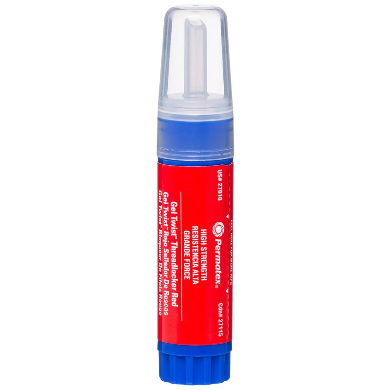 Permatex 27115 Red High Strength 271 Gel Threadlocker, 10g