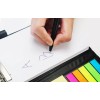 Libreta Ecológica Block Pluma Notas Adhesiva / Personalizar Negro
