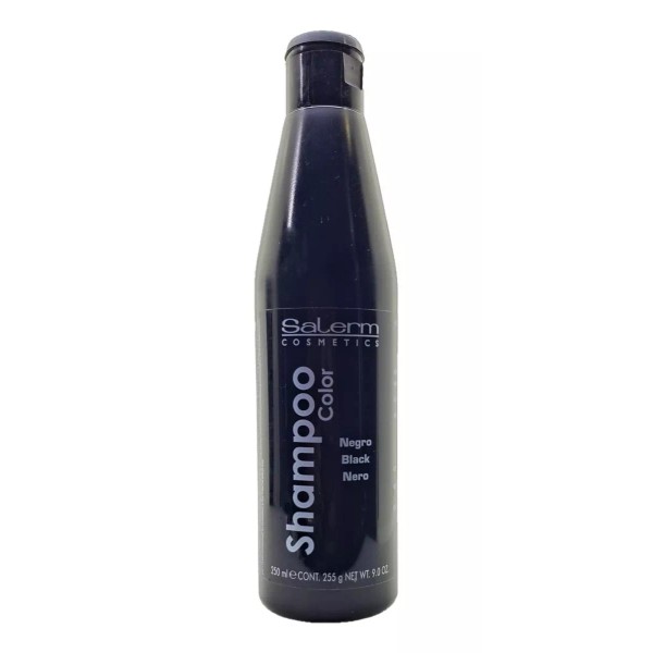 Salerm Shampoo Negro Salerm 250ml Intensifica El Color Del Cabello