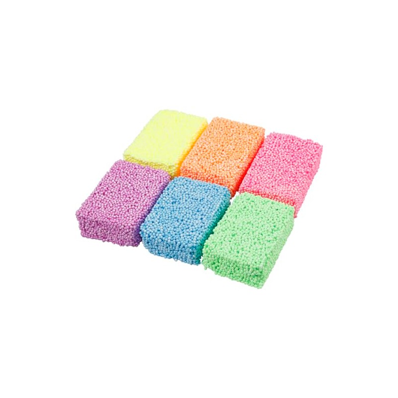 Soft Foam, asstd. colours, 6x10g