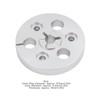 1/4 7 Inch Empty Tape Reel Professional Nab Hub Aluminum