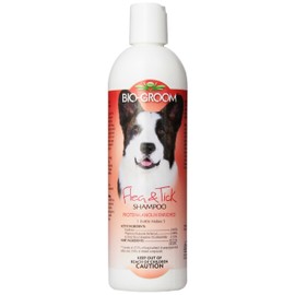Bio-Groom Flea & Tick Dog Shampoo – Flea and Tick Prevention for Dogs, Cat Flea Treatment, Cruelty-Free, Made in USA, Natural Tick Repellent, Protein-Lanolin Shampoo – 12 fl oz 1-Pack