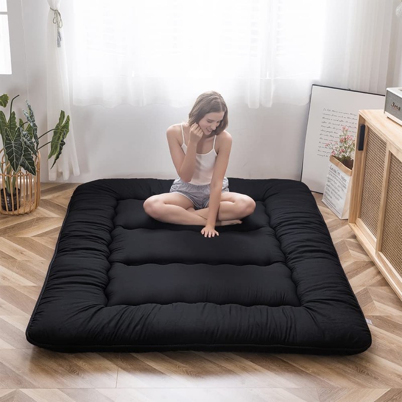 MAXYOYO Japanese Floor Mattress Futon Mattress, 4" Thicken Tatami Mat