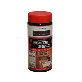 Asahipen Woodworking Colored Varnish, 10.1 fl oz (300 ml), Dark Oak