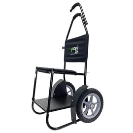 GoCart Disc Golf Cart Replacement Wheel - Tire - Compatible with 'ZUCA' carts - 12.5 in. x 2.125 in. Tire with 5-Spoked Wheel - Knobby tread - 400-lb. Load capacity, 1/2in. Bore diameter