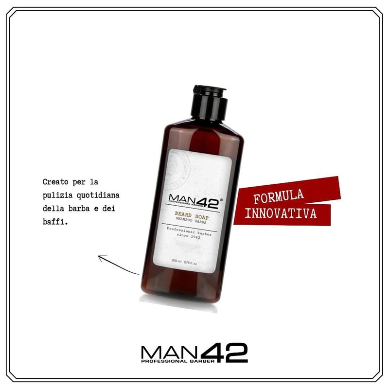 Man 42 Professional Beard Shampoo Beard Soap 200 ml