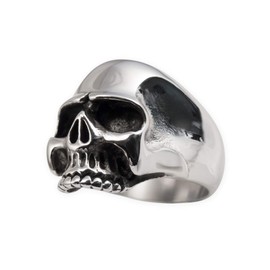 Fly Style; Men's Skull Ring; Stainless Steel; Keith Richards, Stainless Steel