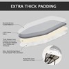 SheeChung Small Ironing Board 12"X32",Mini Ironing Board with Removable Cover
