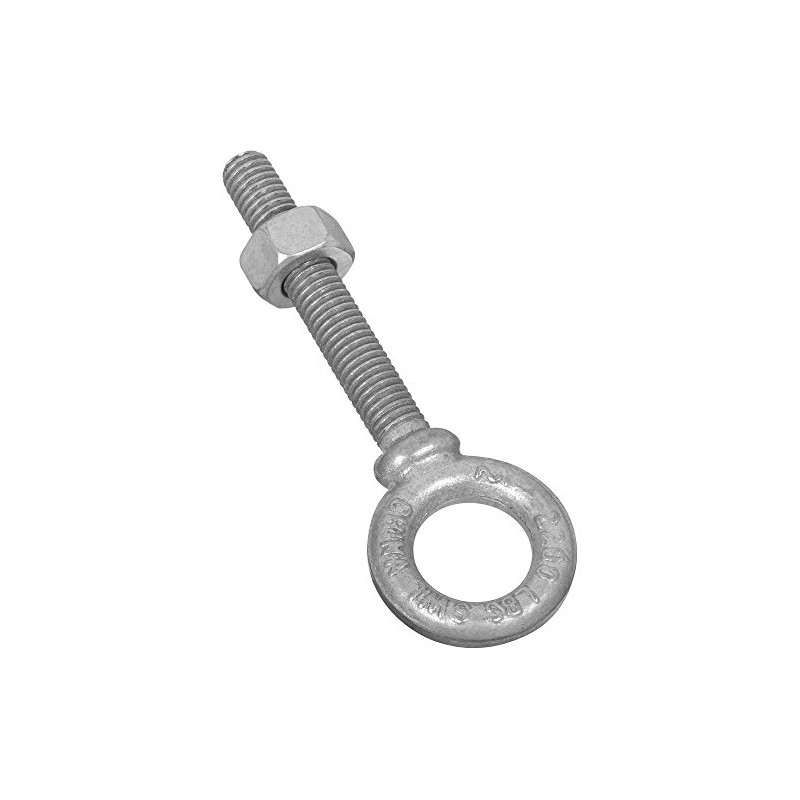 National Hardware N245-159 3260BC Eye Bolt in Galvanized Steel, 1/2"