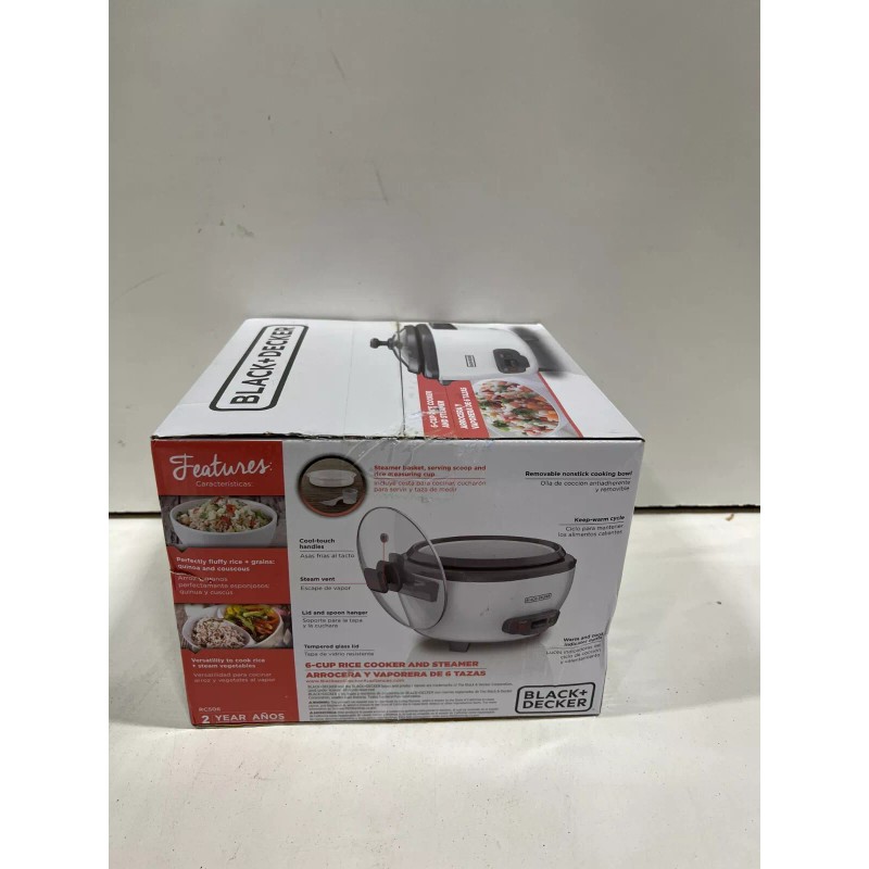 Black+Decker 16-Cup Rice Cooker and Steamer