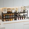 Jojocross Expandable,Stackable Spice Rack,Seasoning Organizer and Storage,Spice Jar Rack for
